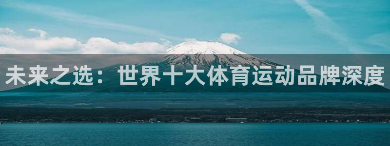 沐鸣3登录：未来之选：世界十大体育运动品牌深度